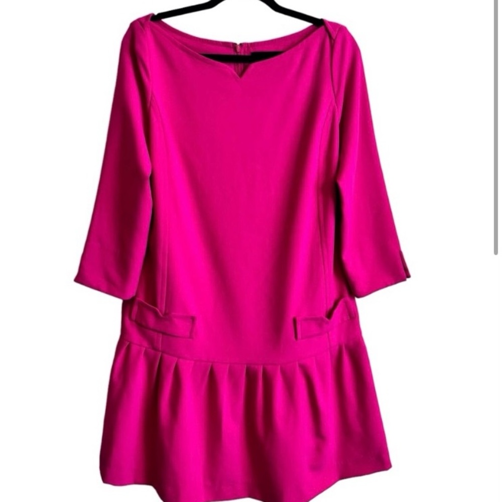 Victoria Beckham for Target Fuchsia Long Sleeve Dress